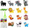 JVBAJV Nähset Kinder,DIY Nähset Für Kinder Tierformen,Filz Nähen Kinder,Filz Waldtiere Bastelset Kinder für Kinder pädagogische Anfänger,DIY Art Craft für kuscheltiere DIY Handwerker Set für Kinder
