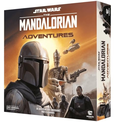 Asmodee The Mandalorian: Adventures | Kooperatives Abenteuer-Brettspiel im Star Wars-Universum | ab 12 Jahren | 1 bis 4 Spieler | 30-60 Minuten pro Spiel | Spanisch
