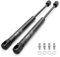 Vepagoo Lot de 2 vérins à gaz 500 mm 445N/45 kg pour boîte à outils, portes d'armoire, couvercle de mémoire, camping-car, camion vide, surmatelas, fenêtre arrière d'un couvercle de boîte à outils