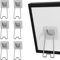 JINGHANGER 6 Stück Bilderrahmen Staffelei Zurück Stand Bilderrahmen Ständer Stehend Metall Fotorahmen Halter Tabletop Bilderrahmen Aufsteller 13cm