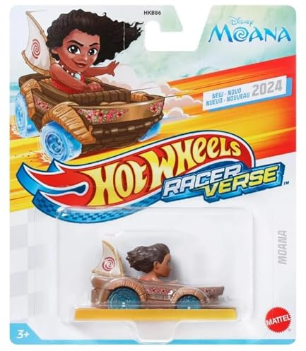 Hot Wheels Racer Verse Moana, voiture moulée sous pression