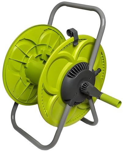 AP Supplies Garden Hose Reel Cart, 50m Hose, UV Resistant