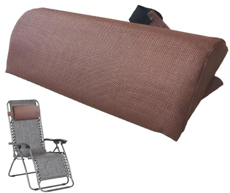 Kopfkissen Liege, Nackenkissen Für Gartenstühle, Liegestuhl Kissen Nacken Outdoor, Sonnenliege Kissen, Kopfkissen Nackenkissen Gartenstuhl Halsstütze Mit Gummiband Für Patio Stuhl, Desk Stuhl