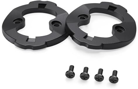 TUSITA S00-02030-00 Quarter-Turn Kit à Languettes Compatible avec Garmin Edge 540 840 GPS, 2 Pièces