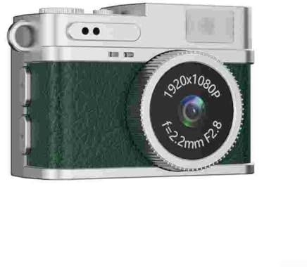NexRen Videoregistratore digitale retrò 1080p HD, portatile per mini cam con schermo IPS da 0,96 pollici, formato H.264 AVI (verde scuro)