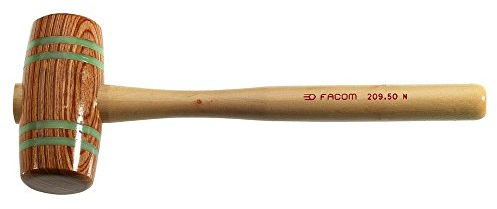 FACOM - Maillet BS Lamelle Frette 50mm - 209.5 - Outil en Bois Diamètre 50mm - Outillage Carrosserie - Convient pour Bomber la Tôle - Matériau Robuste et Durable - Idéal pour les Professionnels