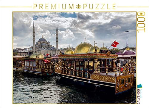 CALVENDO Puzzle Hafen in Istanbul 1000 Teile Puzzle quer | 1000 Teile Lege-Größe 64 x 48 cm Foto-Puzzle für glückliche Stunden
