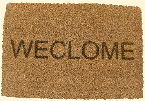 FastCraft STILL GAME INSPIRED MISSPELLED WECLOME WELCOME DOOR MAT 60x40 cm COIR DOORMAT INDOOR FLOOR ENTRANCE RUG NOVELTY PRESENT HOUSE WARMING GIFT