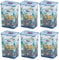 ISI Lock & Lock Frischhaltedosen Set 6-teilig HPL 809 je 1,3 Liter