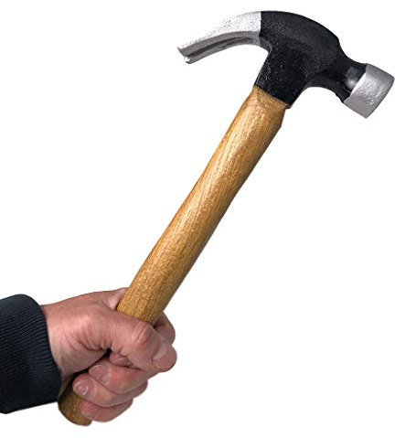 Realistic PU Foam Claw Hammer, Theater, Movie Horror Prop, Costume Accessories
