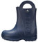 Crocs Unisex Bambino Handle It Rain Boot Kids Stivale, Navy, 32/33 EU