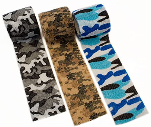 Outdoor Saxx® Camouflage Tarn-Tape, Gewebe-Band, wasserfest, 4,5m, 3er Winter Set