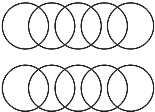 sourcing map 10 Stück O-Ringe Dichtung 59 mm x 63 mm x 2 mm Metrische Nitrilkautschuk Gummi Dichtungsring für Sahnespender Poolpumpe Schnellkupplung Ersatzdichtung Umfülladapter