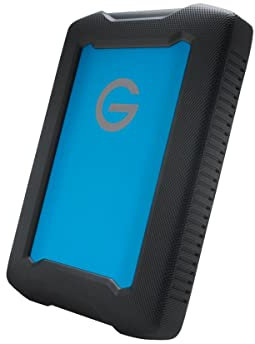 G-Technology ArmorATD 4 To: Disque dur externe robuste, résistant aux chocs et à l'humidité - USB-C, Thunderbolt 3, USB 3.0