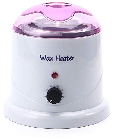 QQWAX Professionnel Épilateur Chauffe Cire 800ml Électrique Réchauffeur De Cire Machine Mini Paraffine Difficile Cire Haricots Fondre Pot Équipement Cheveux Suppression-White