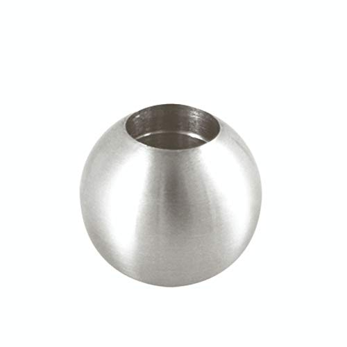 Edelstahl V2A Geländer Querstab Endkappe Kugel Abschlusskugel für 12mmØ Geländerstäbe