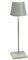ZAFFERANO POLDINA LED Tischleuchte, wiederaufladbar, 2,2 W, warmes Licht, 3000 K, Aluminium, Farbe Grau SAVIA LD0280G3