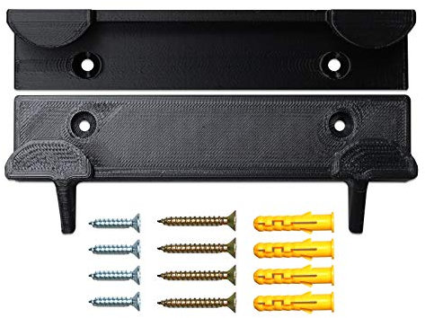 SHEAWA Enhancement Wall Mount Wall Bracket Holder for PlayStation 4 PS4 Slim Pro Console Came Pad (PS4 Pro, Black)