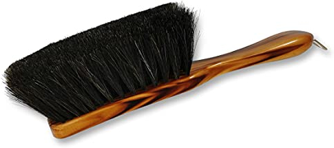 MERXartis Handfeger Classico - hochwertiger Handkehrbesen aus Holz mit Rosshaar-Borsten