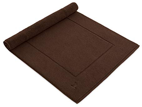 Möve Superwuschel Badteppich 60 x 100 cm aus 100% Baumwolle, Java Brown