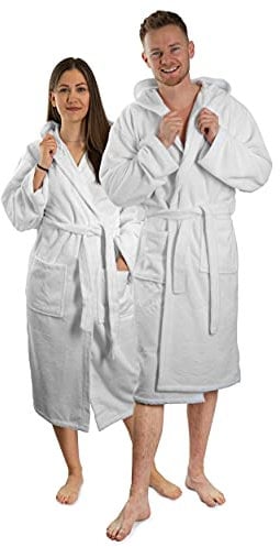 Lavea Bademantel – Luxuriöser Unisex Morgenmantel mit Kapuze – Flauschiger Soft-Velour Bademantel aus Bambus-Baumwollmischung – Saugstark, kuschelig weich & hochwertig – Perfekt für Sauna & Wellness