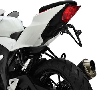 ZIEGER Basic Kennzeichenhalter Kennzeichenhträger Heckumbau kompatibel mit: Suzuki GSX-R 125