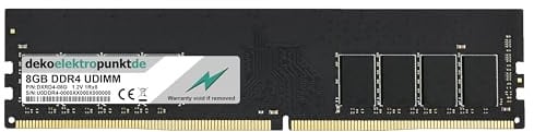 dekoelektropunktde 8GB RAM Speicher passend für Hyrican Crystal 6084, DDR4 UDIMM PC4-19200 2400MHz