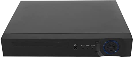 Netzwerk-Videorecorder, AHD TVI CVI CVBS IP-Zugang Koaxial-NVR-Recorder VGA-HDMI-Ausgang Überwachungs-Festplattenrecorder mit Bewegungserkennung, Fernanzeige, Alarm-Push für(EU)