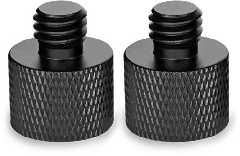 Frgyee Gewindeadapter Mikrofonstativ 5/8 Weiblich auf 3/8 Männlich Gewinde Mikrofon Schrauben Adapter für Mikrofonständer und Kamerastative 2 Stück