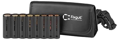 Fixgut® Portefeuille de serveur en cuir synthétique avec distributeur de pièces, sac de serveur avec trieur de pièces euro et sangle de transport, chauffeur de bus, pub et restaurant.