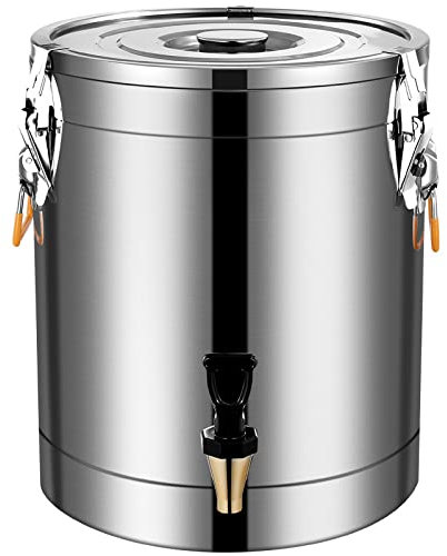 TAOZUYING Extradicke 304Edelstahl-Isolierfässermit Wasserhahn,extradickekommerzielleMilchteefässer,fürRestaurantsKantinenSchulenundCateringUrnen,30L(50L) Marriage
