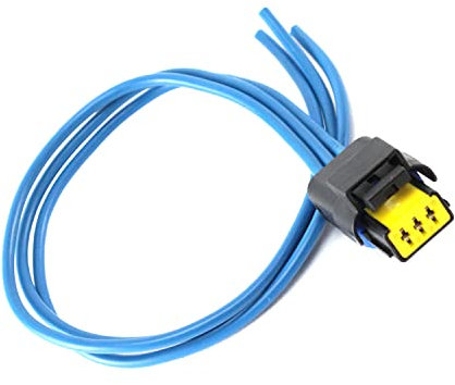 Faisceau Câble de Connexion pour Capteur Pression Gasoil compatible Berlingo C1 C2 C3 C4 C5 Jumpy Xsara Focus Scudo Qashqai 1007 107 206 207 307 308 407 Megane 2 Laguna 3 Partner 1920GW