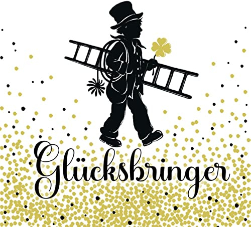 IHR Ideal Home Range - Papierservietten GLÜCKSBRINGER gold 20 St. Cocktail-Servietten 25 cm x 25 cm