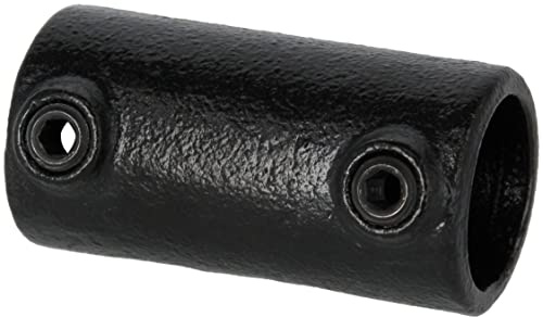 Rohrverbinder Verlängerungsstück schwarz 1 (33,7 mm), außen AVERDE