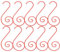 True Face Ornament Hooks Christmas Ornament Christmas Tree Baubles Ball Hangers S-Shaped Metal Hooks Xmas Decoration S Hooks Red 47-24