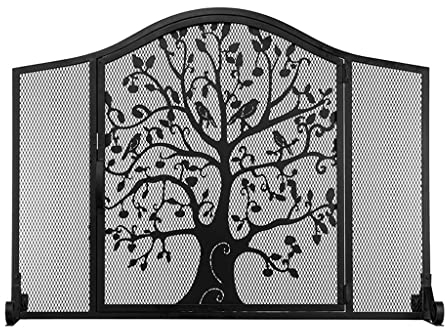 Funkenschutzgitter Schmiedeeisen Hohl Kamin Trennwand Vogel Mode Dekoration Wohnzimmer Hause Herd Offene Tür Bildschirm Pastoralen Land Feuerschirm