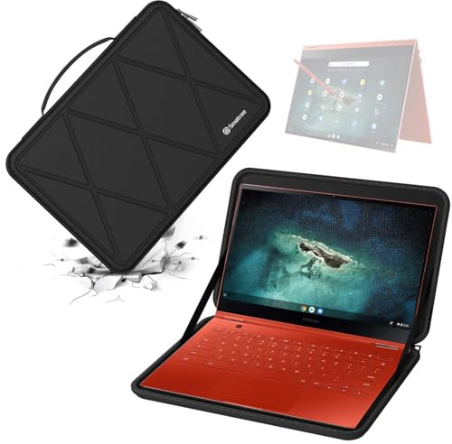 Smatree Funda Protectora rígida de EVA Compatible con Laptop Samsung Galaxy Chromebook2 de 13.3 Pulgadas, para Samsung Galaxy Chromebook Laptop Notebook Bag (X8022)