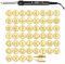 DIY Wood/Leather Burning Set, 26 Letters Copper Mold -DIY Wood Burning/Carving Set,Letter Soldering Iron DIY Tools,Wood Craft DIY Embossing Carving,Wood Burning Kit Letter Wood Burning Tip