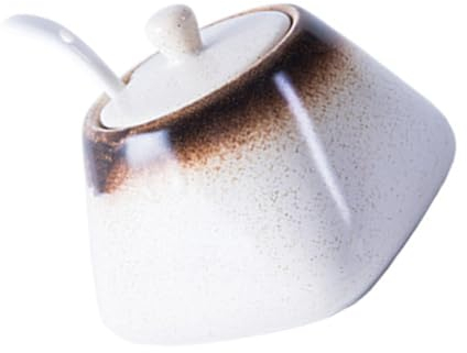 IMIKEYA récipient d'assaisonnement pots à sucre rétro céramique bouteilles de condiments salière épices bocaux pots à condiments ancien sucrier crémier cuillère Positionner