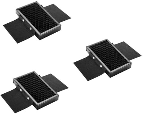 Gadpiparty 3stücke Flash Filter Mit Honeycomb Grid Tragbarer Blitzdiffusor Für Portraitfotografie Einfache Montage Langlebiges Metallmaterial Einzigartiges Design Kompatibel Mit Gängigen