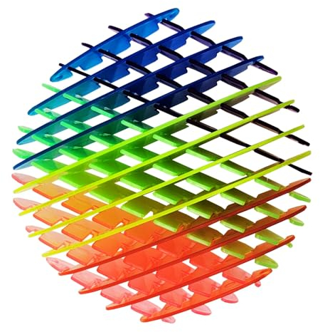 alldoro 60358 Fidget Worm - trendiges Sensorik-Spielzeug aus Kunststoff, Farbiger Anti-Stress Wurm, für Kinder und Erwachsene