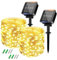 98FT 260LED Solar String Lights Outdoor Garden Waterproof,[2Pack]Total 30M Solar Fairy Lights Extra-Long,8 Modes Copper Wire Solar Powered Outdoor Lights/Outside Decor Lighting for Garden Patio Yard
