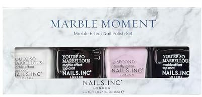 Nails.INC Marble Moment 4-Piece Nail Polish Set