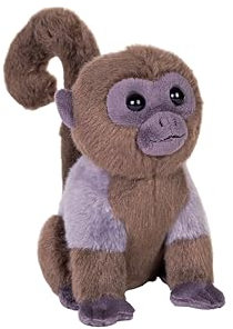Wild Republic Rainforest Singe Laineux, Peluche, 15 cm, Jouet en Peluche, Remplissage en Bouteilles d'eau Recyclées Filées