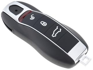 LT Easiyl 3-Tasten Funkschlüsselgehäuse Auto Funkschlüsselgehäuse Kompatibel mit Porssche 911 Kompatibel mit Panamera Kompatibel mit Macan Kompatibel mit Boxster 81x33mm Schwarz