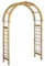 Iiaky Arco a Traliccio in Legno di Pino Impregnato Verde,Arco in Legno da Giardino con Pergola per Piante Rampicanti,Decorazioni per Matrimonio e Patio