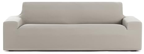 Eysa Bi-elastischer Sofabezug für 2-Sitzer, Leinen, Design Harlem