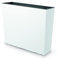 Fioriera 58x18x54cm | Fioriera in plastica, resistente agli agenti atmosferici e versatile | Fioriera ideale per balconi e interni | Fioriera dal design elegante | Bianco