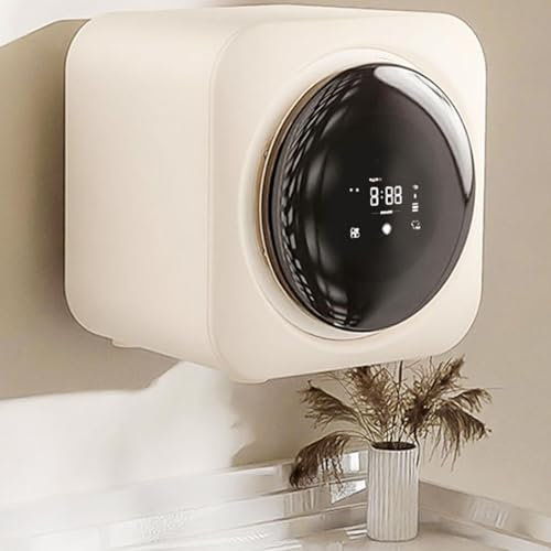 DPQYJPP Mini Machine à Laver Automatique 3,5L,Lavage Et Séchage Intelligents à Rouleaux,Machine à Laver Murale/De Bureau Intégrée,pour Appartements Et Petits Espaces,Wallhanging