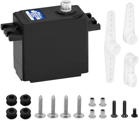 GOUPRC 22G Servo Für Hyper Go 14209 14210 1/14 H14BM MJX RC-Auto, RC Micro Servo Zubehör Ersatzteile Onderdelen met Metalen Tandwielen en Servohoorn